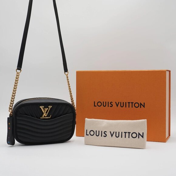 LOUIS VUITTON New Wave Camera Bag Noir  - Excellent Condition Full Set - Picture 1 of 16
